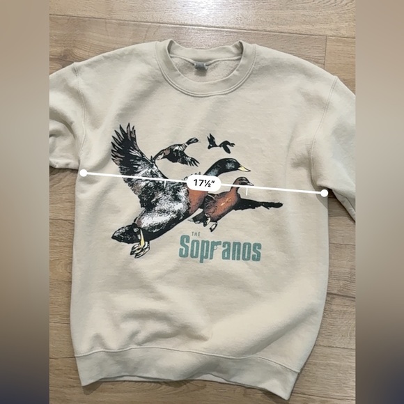 The Sopranos Duck Graphic Crewneck Sweatshirt S - Picture 6 of 7